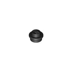 LEGO 614126 PLATE 1X1 ROND - NOIR