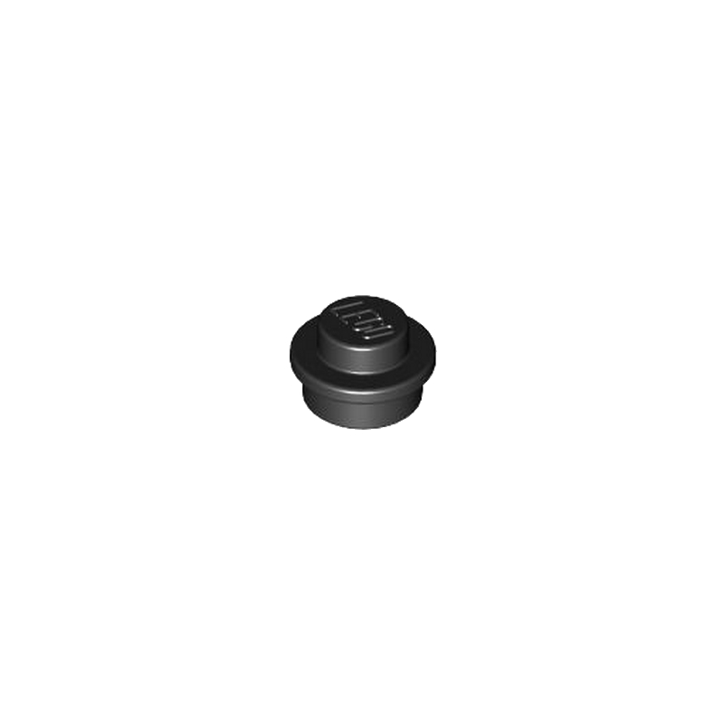 LEGO 614126 PLATE 1X1 ROND - NOIR
