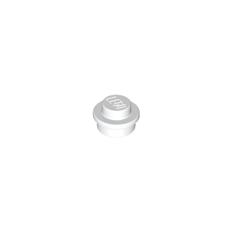 LEGO 614126 PLATE 1X1 ROND - BLANC