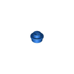 LEGO 614126 PLATE 1X1 ROND - BLEU